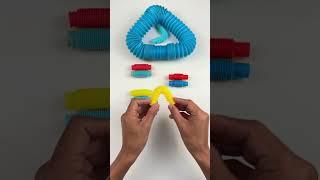 Creating mini Satisfying ASMR POP-TUBE #diy #satisfyingvideos#relaxing #creative #insideout #oddasmr