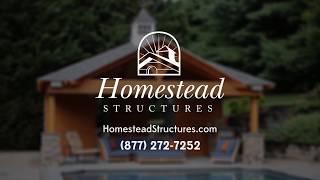 "Superior" Pool House in Wayne, PA | Homestead Structures Custom Pool Houses