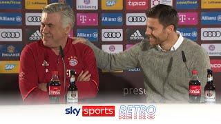 Xabi Alonso teasing Carlo Ancelotti about the 2005 Champions League final