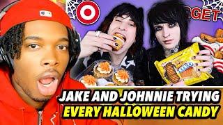 JAKE WEBBER TRYING EVERY HALLOWEEN SNACK W/ JOHNNIE GUILBERT