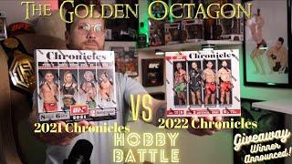 2021 vs 2022 UFC Chronicles Hobby Box Battle | Striking GOLD | Primetime Winner | The Golden Octagon