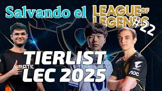 G2, KOI, and Fnatic: The battle for LEC 2025 begins | Player Tier List | Saving LoL #22