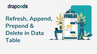 Data Refresh, Append, Prepend & Delete in Data Table