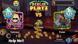 Risked All Coins In Berlin - 0 coins  - impossible win in Berlin Missed shot - Taimoor XD