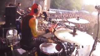 Ryan Van Poederooyen Drumcam (Devin Townsend Project)   'Supercrush' -  Tolmin, Slovenia July 2015