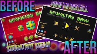 (2.2 NOT WORKING!!!) КАК УСТАНОВИТЬ ТЕКСТУР ПАК НА GEOMETRY DASH STEAM/NOT STEAM