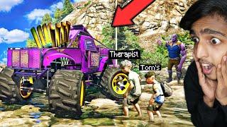 GTA 5 RP : We Took THANOS's Car to OFFROAD Trip !! MALAYALAM