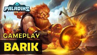 Paladins Barik  Champion Gameplay Siege // Barik 30 KILL STREAK // How To Play Barik