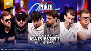  Final Table des €10.350 WSOP Europe 2024 NLH Main Events #13, live aus dem King's  ️Hachi