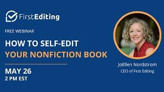 How to Self-Edit Your Nonfiction Book