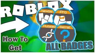 How to get the NEWBIE, PRO, MUTATED AND SECRET BADGES in TOWER OF HELL! [ROBLOX]