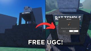 (NEW) How to get the RAT COMPANION Free UGC Limited! (Cook Burgers Roblox)