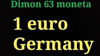 Обзор монеты Германии 1 Евро 2002 года  !!!