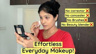 EVERYDAY MAKEUP LOOK |  MAKEUP ROUTINE FOR OFFICE &COLLEGE GOERS | SIMPLE EFFORTLESS MAKEUP!