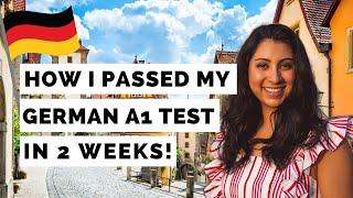 How I Passed the A1 German Exam in 2 Weeks: German A1 Exam Preparation & Study Tips