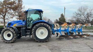 New holland t6070 va lemken europal 7 traktor narxlari