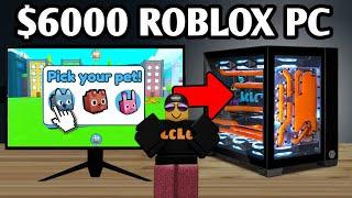 i GOT a $6,000 ROBLOX GAMING PC for Pet Simulator X (SETUP TOUR)