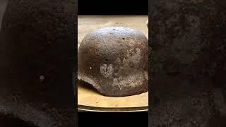 WW2 Rusty Helmet Restoration Part 3 #restoration