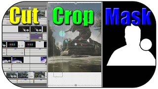 How to Cut Crop and Mask in Sony Vegas Pro 12 | Tutorial Slice