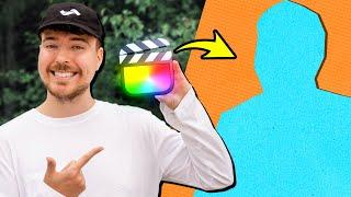 MrBeast paper cutout effect in Final Cut Pro