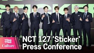 NCT 127 엔시티 127 'Sticker'(스티커) 기자간담회 Press Conference (태일, 쟈니, 태용, 유타, 도영, 재현, 윈윈, 마크, 해찬, 정우)[통통컬처]