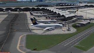 Mein Airbus A380-2 unterwegs in Hongkong for P3D v4.3