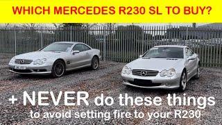 Which Mercedes R230 SL model to buy, and how to avoid a fire with CATASTROPHIC damage.....