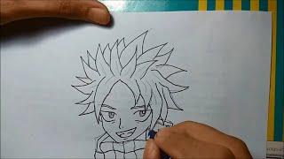 Drawing Anime / Manga Natsu Dragneel (Fairy Tail )