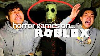 PLAYING ROBLOX HORROR GAMES AND SUFFERING *Scary ASF*