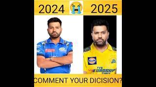 Tata ipl 2025 player changes in team  #shorts #popular #rohitsharma