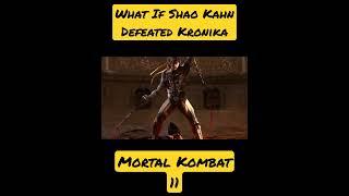 What If Shao Kahn Defeated Kronika and Captured Hour Glass Mortal Kombat #shorts #mk11