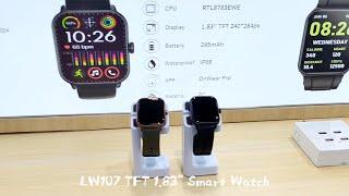 LW107 TFT 1 83 inch Smart Watch #linwear #smartwatch #2023