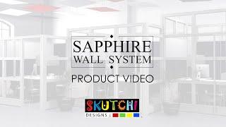 The Sapphire High Wall Cubicle System - Glass Cubicle Walls for Your Business with Locking Doors.