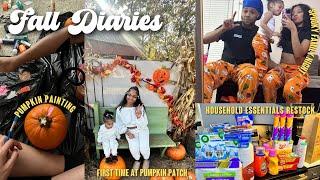 FALL DAYS IN MY LIFE | Spooky family night, pumpkin patch, Zola's FIRST time trick or treating & etc