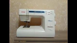 Как намотать нить на шпульку для швейной машины Janome My Excel 1221