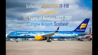 Icelandair B752 "80 Years of Aviation" TF-FIR - Static Thrust Takeoff