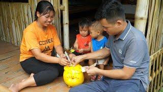 Single mother - sold piglets and helped a man living alone build a barn. saved a lot of money.