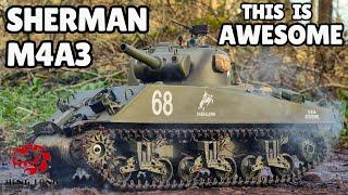 I Bought a TANK!! - Sherman M4A3 Heng Long RC Tank Review