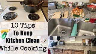 10 Tips On How To Keep Your Kitchen Clean While Cooking-Cook And Clean With Me-Desi Kitchen Cleaning