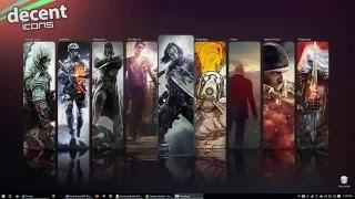 DecentIcons - Highly Customizable Gaming Icons for Windows PC