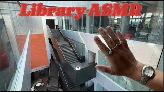 ASMR:A Tour of The Library: Book Tapping, etc.