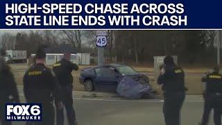 New video: Kenosha County chase into Illinois | FOX6 News Milwaukee