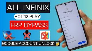 All Infinix Hot 12 Play (x6816) FRP Bypass || Google Account Unlock || New Trick