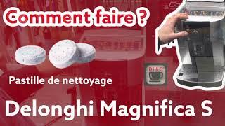 Delonghi Magnifica S - Astuce pour utiliser des pastilles de nettoyages - Coffeediag.com