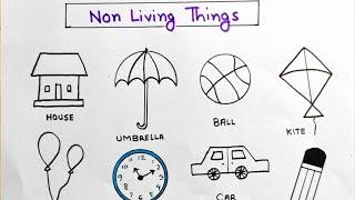 Beautiful non-living things drawing idea | Simple non-living things drawing easy | Non living things