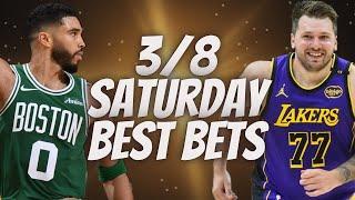 Best NBA Bets, Player Prop Picks, Parlays, Predictions FREE Saturday Today March 8th 3/8