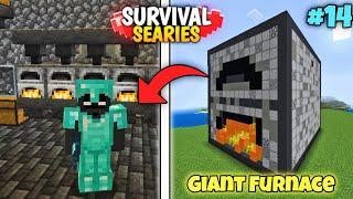 Building A Giant Furnace For Smelting in Minecraft Survival || EP-14