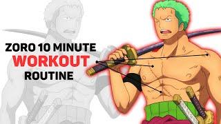 Roronoa Zoro 10 Minute Home Dumbbell Workout