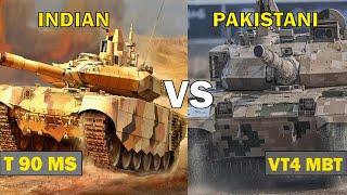 Pakistani VT-4 Vs Indian T-90 Ms main battle Tanks _ Armed Version