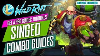 WILD RIFT SINGED COMBOS GUIDES TUTORIALS: LOL WILD RIFT OPEN BETA